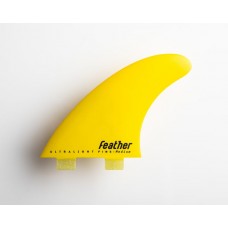Quillas Surf Feather Fins Dual Tab Amarillas